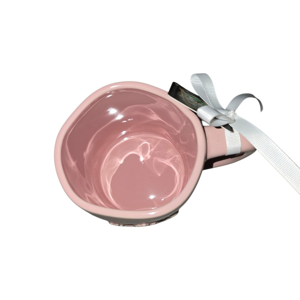 Rae Dunn Wizard of Oz 85th Anniversary Glinda the Good Witch Pink Star Crown Mug - Picture 4 of 5